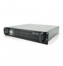 ДБЖ з правильною синусоїдою ONLINE Ritar RT-1KS-LCD, RACK 1000VA (900Вт), 24В, Вбудована батарея 12V 7,5Ah х 2шт (482*440*87)