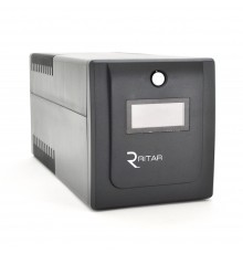 ДБЖ Ritar RTP1000 (600W) Proxima-D, LCD, AVR, 3st, 4xSCHUKO socket, 2x12V7Ah, plastik Case ( 460 x 225 X 245 ) 9,4 кг Q2