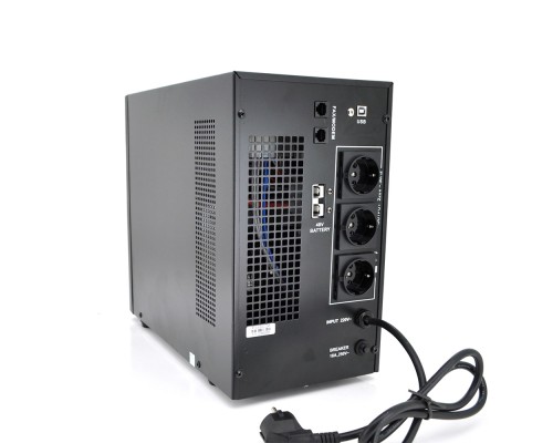 ДБЖ з правильною синусоїдою RITAR RTSW-3000(2100 Вт), 48В, під зовнішній АКБ, Q1 (535*340*495) 22,9 кг ( 380*195*330 ) 