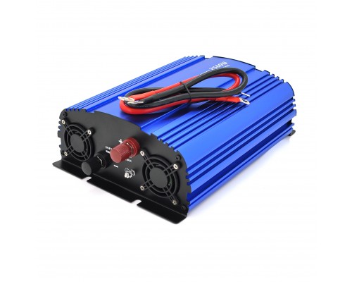 Інвертор напруги Tommatech MS-2500, 24V/220V, 2500W з апроксимованою синусоїдою, 2Shuko, USB, 2*клемні дроти, 10 запобіжників, Q2 