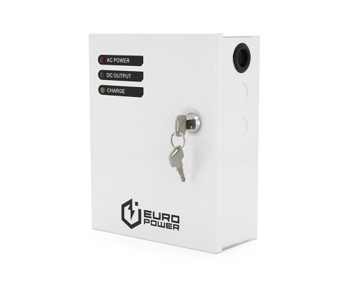 ДБЖ 12V/3A EuroPower EP-UPS-1203(M), під акб GEL/AGM - 12V/7A, струм заряду - 13,8V/0.65A, метал, 205х165х75 mm 