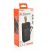 Power bank Linkage LKP-46, Solar 30000mAh, 22.5W, Кабелi Туре-С+Lighting, 0.70 kg, Black, Box 