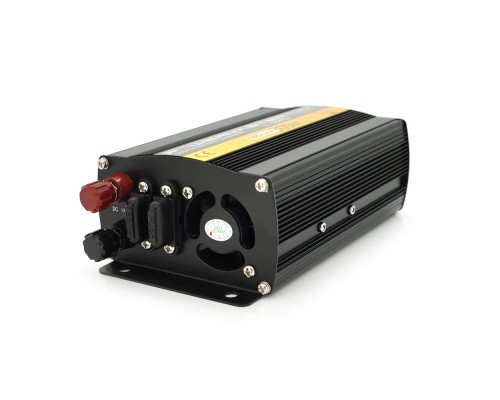 Інвертор напруги POWERMASTER, 24V/220V, 300W з модифікованою синусоїдою, 1 універсальна розетка, клеми 