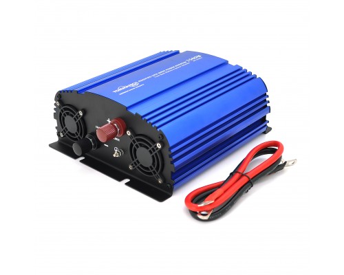 Інвертор напруги Tommatech MS-1500, 24V/220V, 1500W з апроксимованою синусоїдою, 2Shuko, USB, клемні дроти, 6 запобіжників, Q4 