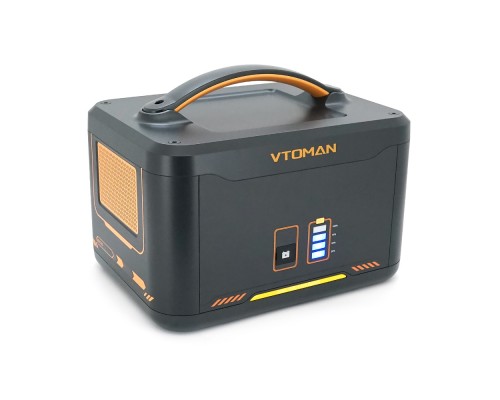 Додаткова батарея VTOMAN Jump 1500X, 1548 Втч, LiFePO4 для підключення до портативних електростанцій Jump1500X/Jump2200, 36х28х27см; 20 кг 