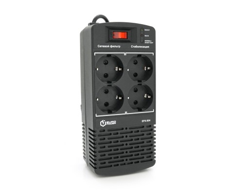 Стабілізатор напруги релейний Europower EPX-804 800VA 400W, input: 184 ~ 276V, output: 220V ± 10%, 4 SHUKO, Q12 