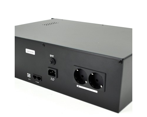 ДБЖ Ritar RTO-1500-LCD (900W), LCD, AVR, 3st, 2xSCHUKO socket, 2x12V9Ah, metal Case Q1 (525*390*170) 14.6 кг (480(440)*315*130) 