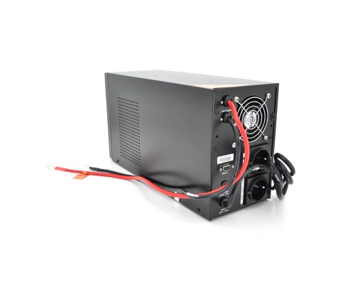 ДБЖ з правильною синусоїдою RITAR RTSW-1500 LCD (1000Вт), 24В, під зовнішній АКБ, Q1 (500*245*350) 14,9 кг (400*145*210) 