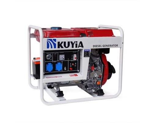 Генератор дизельний Kuyia TM3500CL, однофазний, 110-240V, 50Hz, 2,8-3кВт, об'єм 12,5л 