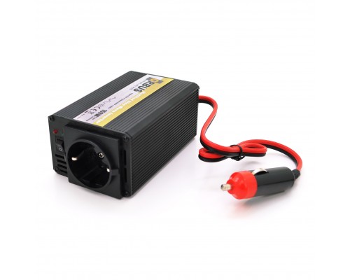Інвертор напруги ORBUS ORMS150 (150Вт), 12/220V, approximated, 1 Shuko, клеми + крокодили, 1 запобіжник, Box.Q20 