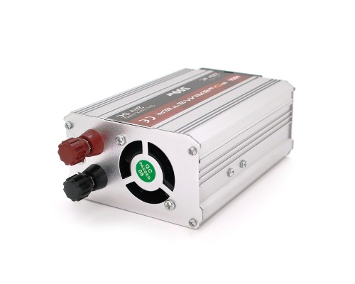 Інвертор напруги POWERMASTER, 24V/220V, 350W з модифікованою синусоїдою, 1 Shuko, клеми 