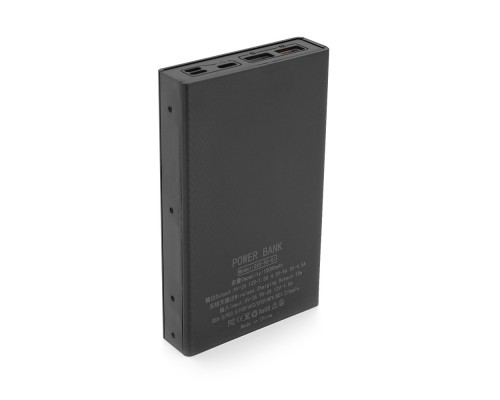 Power bank Voltronic CX5-PD-QI під 5х18650, Wireless charger, Digital display, Output: 22.5W, Micro-USB, Type-C, Lightning, ABS, PVC, Black, BOX 