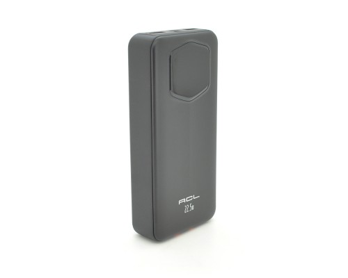 Powerbank ACL PW-140 20000mAh, 22.5W, Кабель Type-C + Lighting, 0,450 kg, Black, Box 