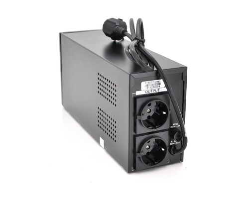 ДБЖ Ritar RTM600 (360W) Proxima-L, LED, AVR, 2st, 2xSCHUKO socket, 1x12V7Ah, metal Case ( 300 х 85 х140 ) Q4 