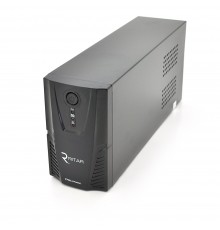 ДБЖ Ritar RTP650L-UX-IEC (390W) Proxima-L, LED, AVR, 3st, USB, 4xIEC-320 C14, 145-290Vac, 1x12V7Ah, plastik Case (314 x 97 X 143) 4,6 кг Q4