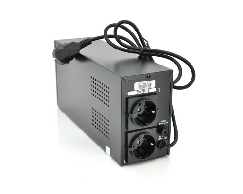 ДБЖ Ritar E-RTM600 (360W) ELF-L, LED, AVR, 2st, 2xSCHUKO socket, 1x12V7Ah, metal Case Q4 (365*130*210) 4,8 кг (310*85*140) 