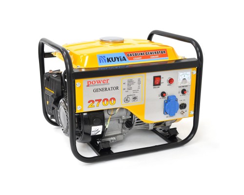 Генератор бензиновий Kuyia TM1000CL, однофазний, 110-240V, 50Hz, 0,9-1кВт, об'єм 5,2л 