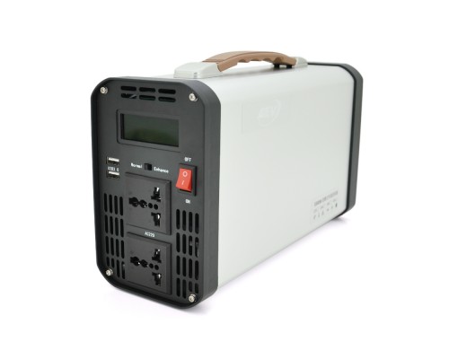 Інвертор напруги AEV6500W, 3000W, 12/220V з апроксимованою синусоїдою, 2 універсальні розетки, 2*USB (DC:5V/2.4A), клемні дроти, BOX 