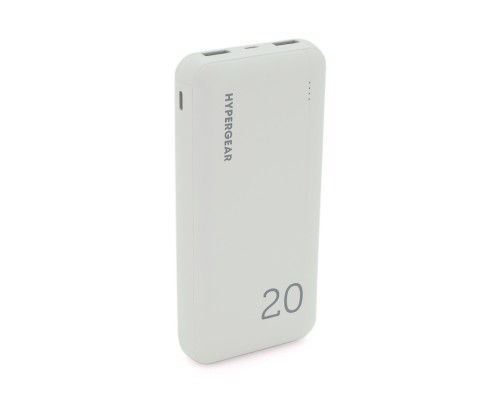 PowerBank Hypergear 20000mAh Fast Charge , 2*USB, White, Q24 