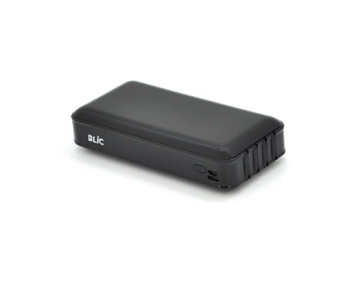 Powerbank BLIC BPB6 20000mAh, 2.1A, 4 кабелі: Type-C, Lighting, Micro, USB, Black, 0,450kg, Box 