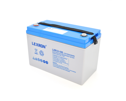 Акумуляторна батарея Lexron LXR12-105 GEL 12V 105AH DEEP CYCLE (330 x 171 x219) 30 kg 