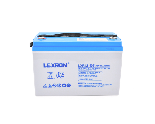 Акумуляторна батарея Lexron LXR12-105 GEL 12V 105AH DEEP CYCLE (330 x 171 x219) 30 kg 