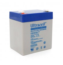 Акумуляторна батарея Ultracell UL5-12 AGM 12V 5 Ah (90 x 70 x 101) White Q10/420