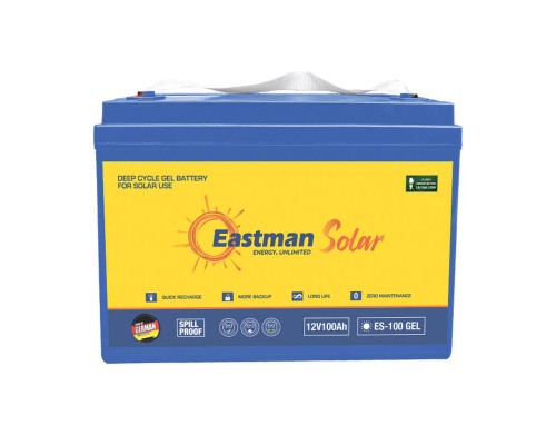 Акумуляторна батарея EASTMAN ES100 DEEP CYCLE GEL 12V 100Ah T16, 750 cycles, 800A (330x171x214(220)) Blue. 30.5kg Q1/30 