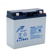 Тягова акумуляторна батарея RITAR EV12-22,12V 22Ah, M5 ( 181 х 77 х 170 ), Q4