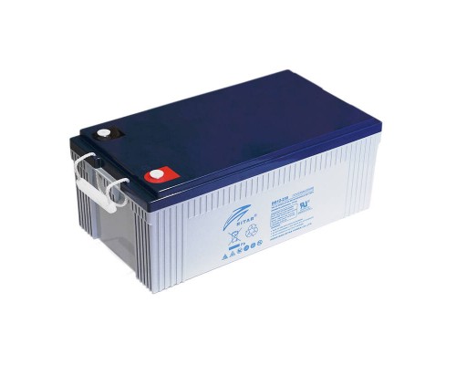 Акумуляторна батарея GEL RITAR DG12-230, Gray Case, 12V 230.0Ah (521 х 269 х 209) Q1/25 