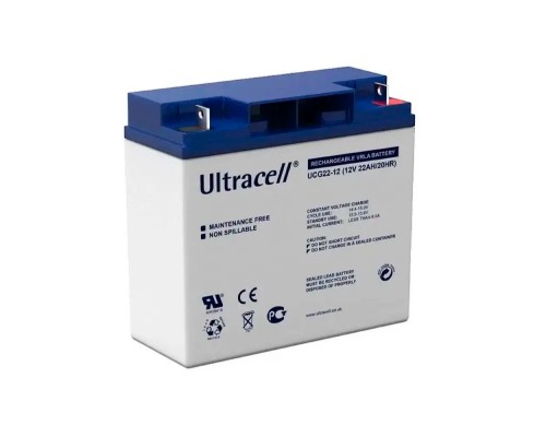 Акумуляторна батарея Ultracell UCG20-12 GEL 12V 20 Ah (182x 77 x 168) White Q1/230 