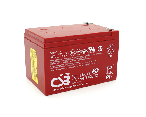 Акумуляторна батарея CSB EVH12150, 12V 15Ah (151х98х94мм), Q4 