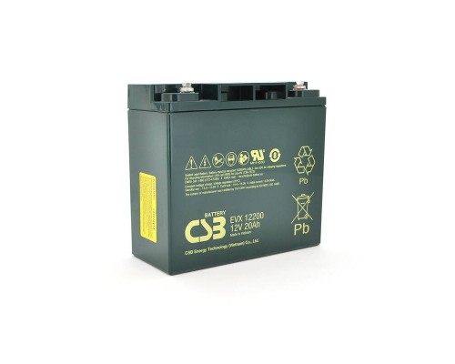 Акумуляторна батарея CSB EVX12200, 12V 20Ah (181х77х167 мм), Q4/192 