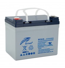 Тяговий акумулятор RITAR EV12-33,12V 33Ah, M5 (195х130х168), Q1