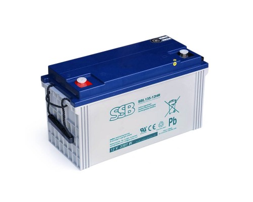 Акумуляторна батарея SSB AGM SBL135-12HR 12 V 120 Ah (406 x 174 x 215), 34 kg White 