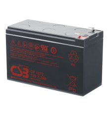 Акумуляторна батарея CSB GP1272F2, 12V 7,2Ah (25W) (151х65х100мм) 1.9кг Q10/420