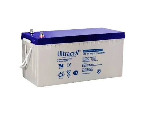 Акумуляторна батарея Ultracell UCG275-12 GEL 12 V 275 Ah (522 x 268 x 226) White Q1/24 