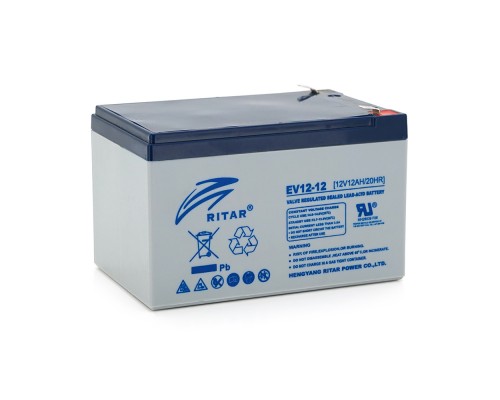 Тяговий акумулятор RITAR EV12-12,12V 12Ah, F2 (151 х 99 х 97), Q4 