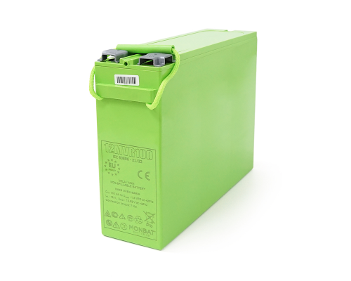 Акумуляторна батарея MONBAT FRONT TERMINAL 12MVR100 AGM 12V/100 Ah, 398x110x286 мм, 32,9 кг 