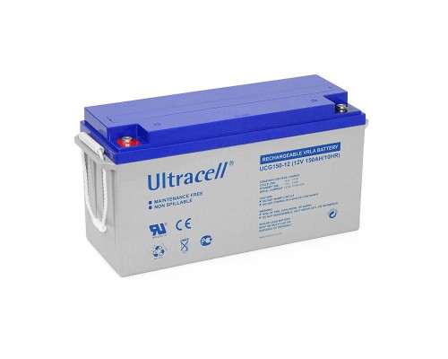 Акумуляторна батарея Ultracell UCG150-12 GEL 12 V 150 Ah (485 x 170 x 240) White Q1/34 