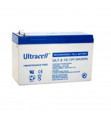 Акумуляторна батарея Ultracell UL7.2-12 AGM 12V 7,2 Ah (151 x 65 x 99) White Q8/420