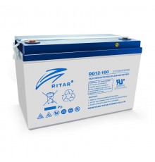 Акумуляторна батарея GEL RITAR DG12-100, Gray Case, 12V 100.0Ah ( 328 х 172 х 215 (220) ) Q1/36