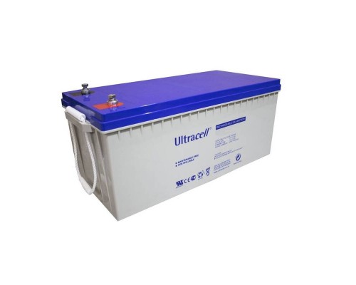 Акумуляторна батарея Ultracell UCG200-12 GEL 12 V 200 Ah (522 x 240 x 224) White Q1/24 