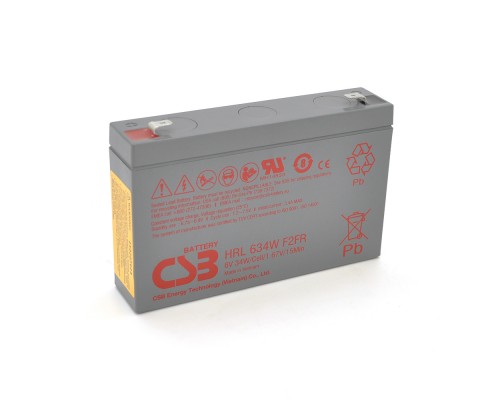 Акумуляторна батарея CSB HRL634WF2FR, 6V 9Ah (151х34х99мм) Q10 