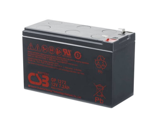 Акумуляторна батарея CSB GP1272F2, 12V 7,2Ah (25W) (151х65х100мм) 1.9кг Q10/420 