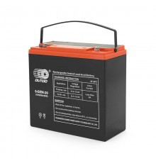 Тягова акумуляторна батарея AGM OUTDO 6-DZM-20, 12V 20Ah, (180 х 78 х 170), Q2