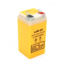 Акумуляторна батарея DOKTOR GC DTX 4V6AH, 4V6Ah, (100x47x47), клеми F2, Yelow Q40