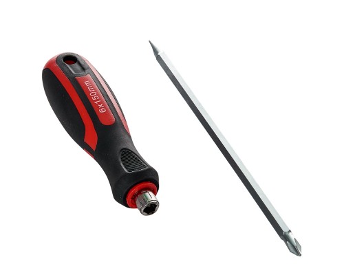 Викрутка двостороння Vitals Master, SL6+PH2 (179533)
