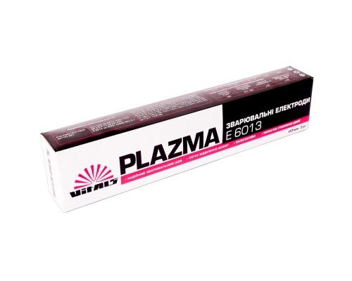 Електроди зварювальні Vitals Plazma E6013, d 3 мм, 5 кг (133893)